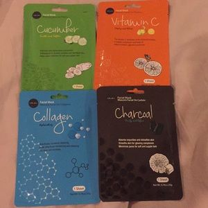 Sheet Facial mask set of 5- choose from variety